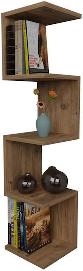 Ράφι Τοίχου Zigzag Oak 25x25x109εκ.