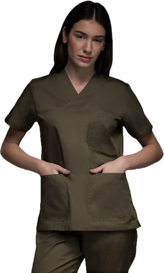 DS Wear Medizinische Bluse Khaki