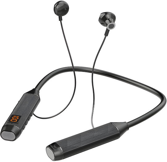 Leewello LW-200 In ear Bluetooth хендсфри Слушалки с Устойчивост на Пот Черен