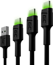 Green Cell USB 2.0 USB-C masculin - USB-C 18W 2m (KABGCSET01) Green Cell USB 2.0 USB-C masculin - USB-C 18W 2m (KABGCSET01)