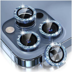 Lens Protector Glitter Protecție Cameră Tempered Glass Blue pentru iPhone 13 Pro Lens Protector Glitter Protecție Cameră Tempered Glass Blue pentru iPhone 13 Pro