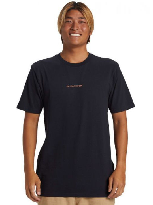 Quiksilver Ανδρικό T-shirt Κοντομάνικο Μαύρο