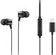 Lenovo 4XD1J77351 In-ear Handsfree Ακουστικά με Βύσμα USB-C Μαύρο