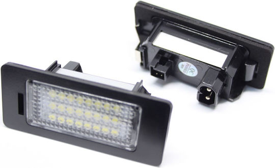 Depo Светлини За Регистрационната Табела LED BMW E39 / E60 / E90 / X5 / Серия 1 / Серия 3 / E91 / E92 / M3 / E46 / Ред 5 2007 2 Бройки