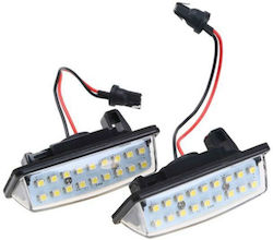 Depo Φώτα Πινακίδας Led για Nissan Pathfinder / Murano 2τμχ
