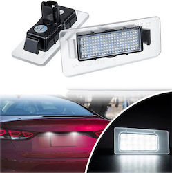 Depo Φώτα Πινακίδας Led 12V για BMW E46 / Σειρά 3 Hyundai Elantra Kia Cerato / Optima / Rio / Magentis / Ceed Mini Cabrio 2τμχ