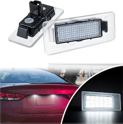 Depo Lumini pentru plăcuțele de înmatriculare Lumini LED 12V pentru BMW E46 / Magazin online Hyundai Elantra Kia Magazin online / Optima / Rio / Magentis / Ceed Mini Cabrio 2buc