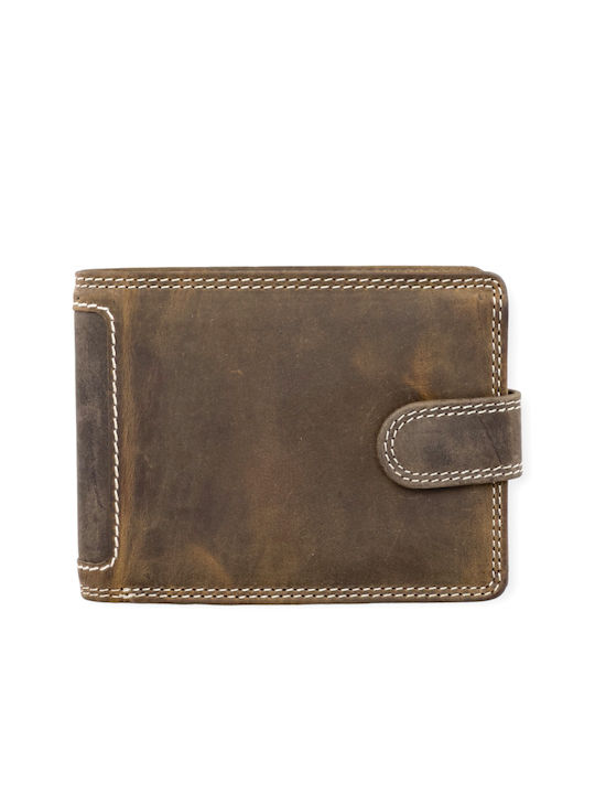 Forest Men's Leather Wallet Brown