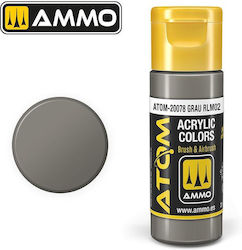 Ammo Atom Culoare Modelism Grau Rlm02 20ml