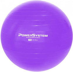 Power System Μπάλα Pilates 75cm σε Μωβ Χρώμα
