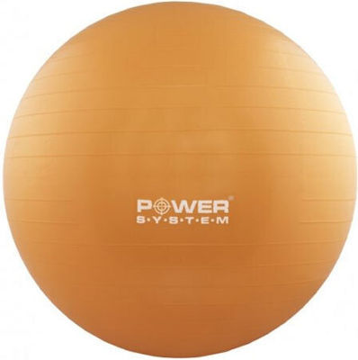 Power System Exercise Ball Pilates 75cm in Orange Color