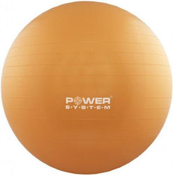 Power System Μπάλα Pilates 55cm σε Πορτοκαλί Χρώμα