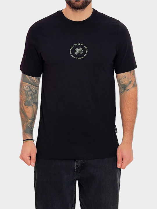 3Guys Men's Short Sleeve T-shirt Black