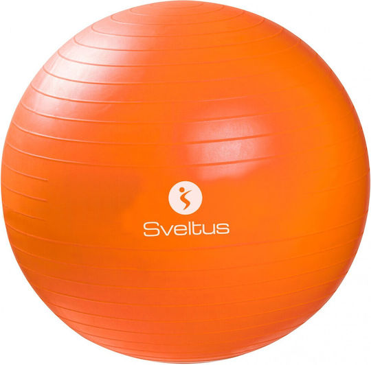 Sveltus Gymball Μπάλα Pilates 55cm σε Πορτοκαλί Χρώμα
