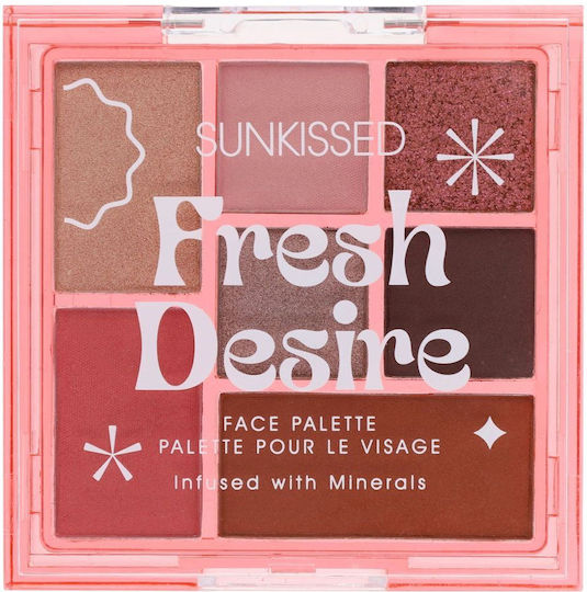 Sunkissed Lidschattenpalette in fester Form Fresh Desire 7.9gr