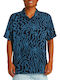 Pool Party Short-sleeved Shirt Navy Blue