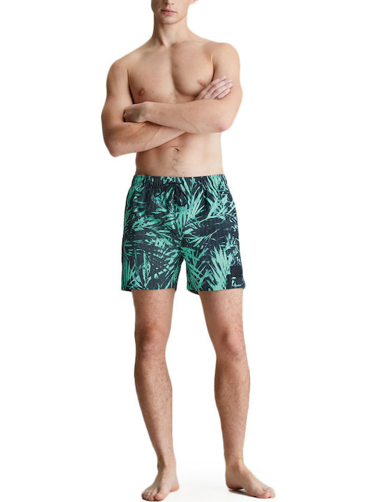 Men's Swimwear Shorts Blue with Patterns