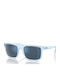 Armani Exchange Unisex Ochelari de soare cu Albastru deschis Cadru și Albastru Oglindă Lentilă AX4145S 834555