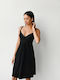 EasyMum Nightgown Maternity & Nursing Black