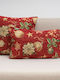 Cotone Christmas Decorative Rectangular Pillowcase Red 30x50cm