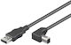 Microconnect 3m USB 2.0 Cable A-Male to B-Male (USBAB3ANGLED)