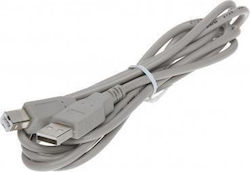 USB-A/USB-B-1,8M USB 2.0 USB-A-Stecker zu USB-B-Stecker Grau 1,8m