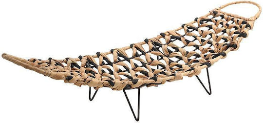 Fylliana Umeko Dekorative Platte Korbweide Schwarz 1Stück 60x49x16cm Fylliana Umeko Dekorative Platte Korbweide Schwarz 1Stück 60x49x16cm