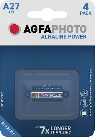 AgfaPhoto Power Alkaline Battery A27 12V 1pcs