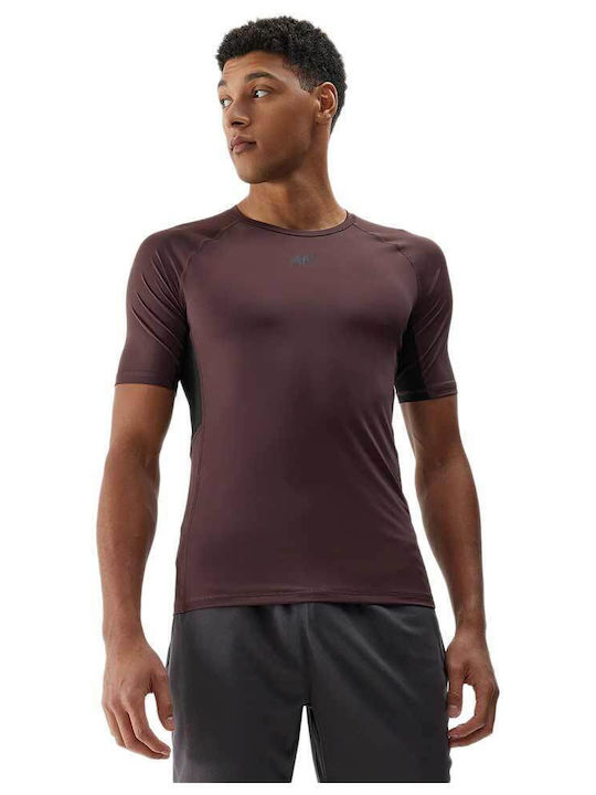 Sportliches T-Shirt Braun
