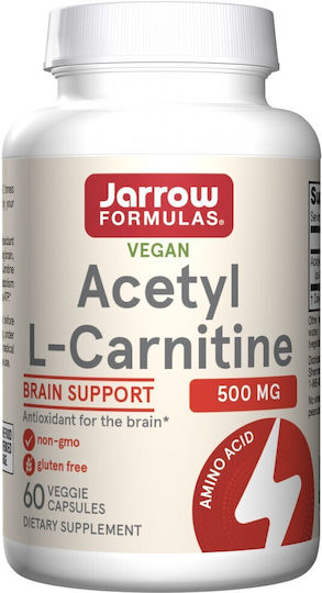 Jarrow Formulas Acetyl L-Carnitine 500mg 60 capsule veget