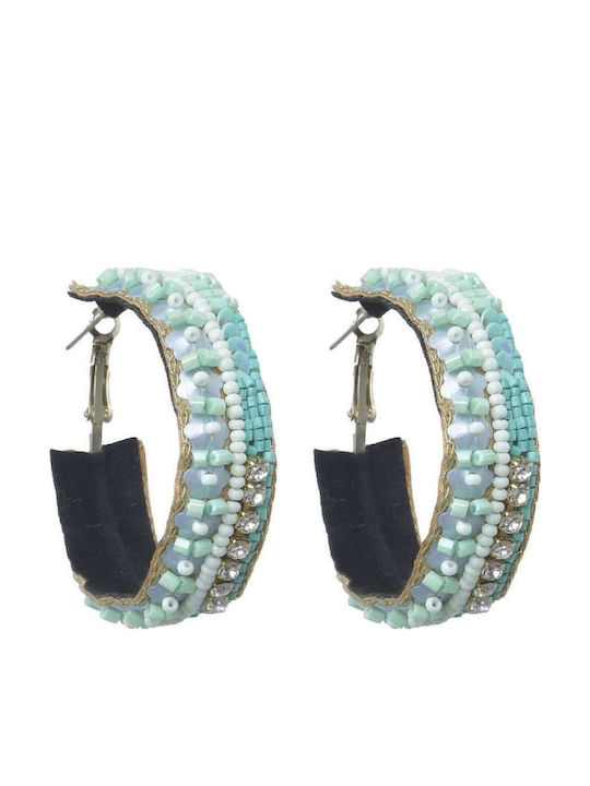 Ble Resort Collection Σκουλαρίκια Τιρκουάζ