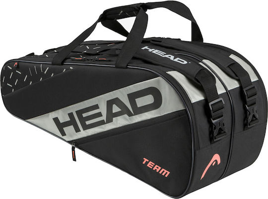 Head Team Τσάντα Πλάτης Τένις 9 Ρακετών Μαύρη