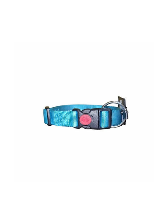 Paw Care Collar Nylon cu catarama de siguranță Dog Collar mare 25mm 45-70cm albastru