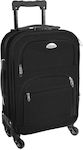 Beautifly Medium Travel Suitcase Fabric Dark blue with 4 Wheels Height 65cm