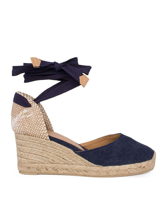 Carina 6 Women's Fabric Platform Espadrilles Blue