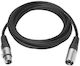 Vivolink Cable XLR male - XLR female Μαύρο 1m PROAUDXLRMF1