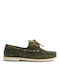 Lumberjack Navigator Men's Suede Boat Shoes Green