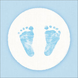 Servietten 33x33cm. Hellblau 20Stück