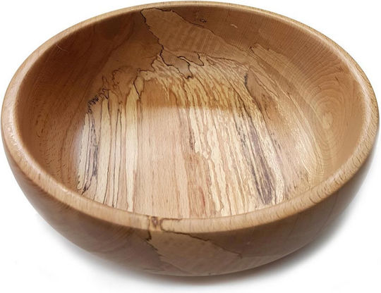 Wooden Art Wooden Salad Bowl Brown 28x28cm