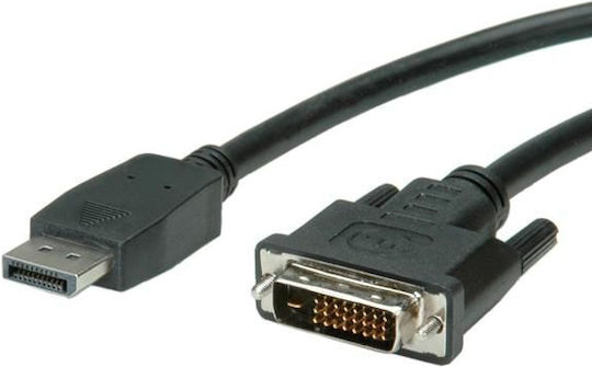 Value 2m DVI-D male to DisplayPort male Cable Black (11.99.5610)