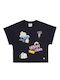 Kinder-T-Shirt Schwarz