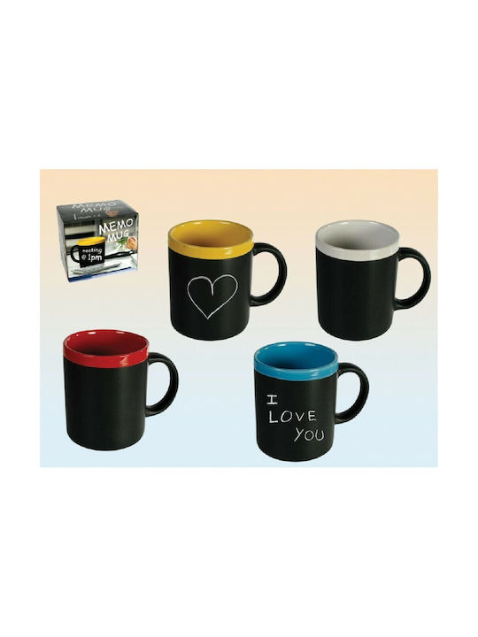 Out of the Blue Memo Ceramic Mug in Various Colors Blackboard (Various Colors)