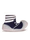 BigToes Детски пантофи-чорапи Navy Blu
