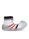 BigToes Kinder Haussocken White/Navy/Aqua