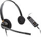 Poly EncorePro 525 On Ear Căști Multimedia cu microfon și conexiune USB-A / USB-C
