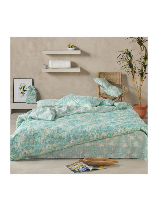 Kentia Malie Κουβερλί Μονό Τιρκουάζ 160x240cm