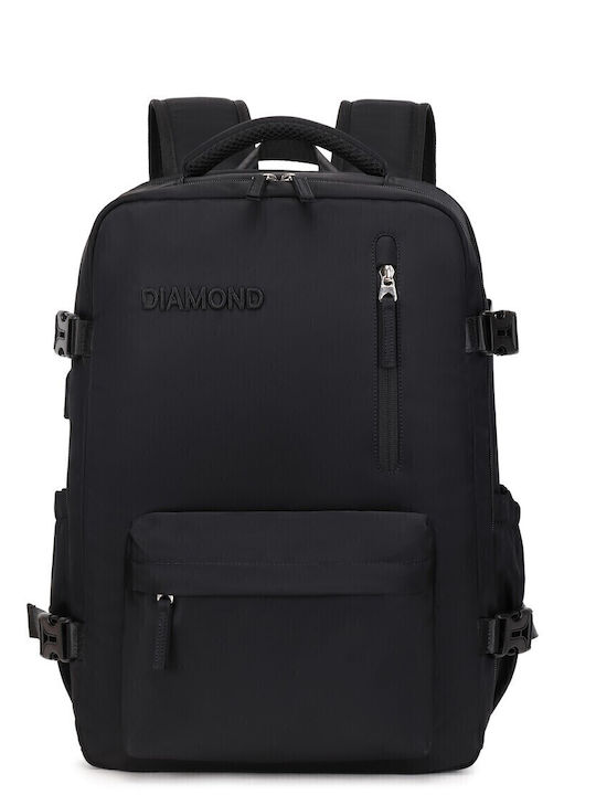 Classic Diamond Backpack Αδιάβροχο 24lt Μαύρο
