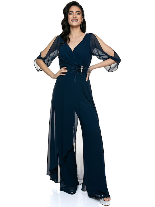 RichgirlBoudoir Women's One-piece Suit Blue