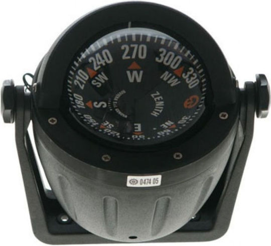 Compass With Base Riviera Genova Zenith 3" Bz2 Illuminated Black Black Card - High Speed