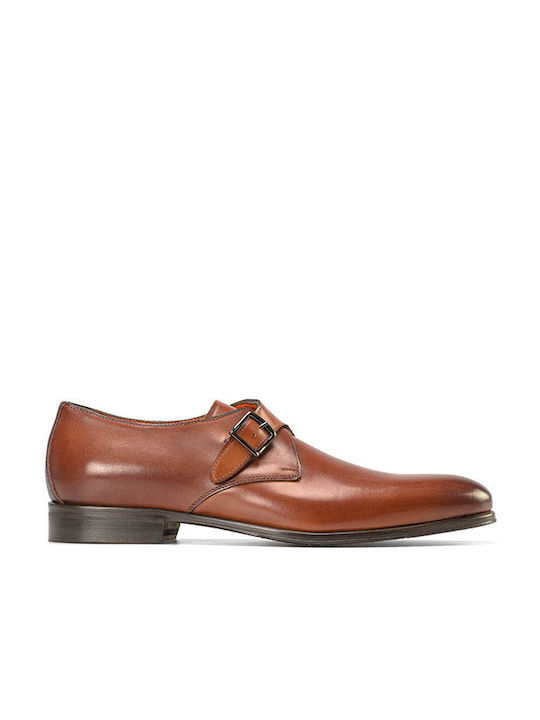 Perlamoda Men's Monk Shoes Tabac Brown